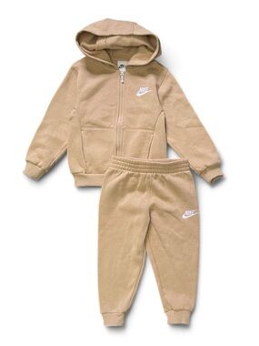 NIKE NSW LBR Club Fleece Full-Zip Set Hemp Colorway Boy’s size 4T